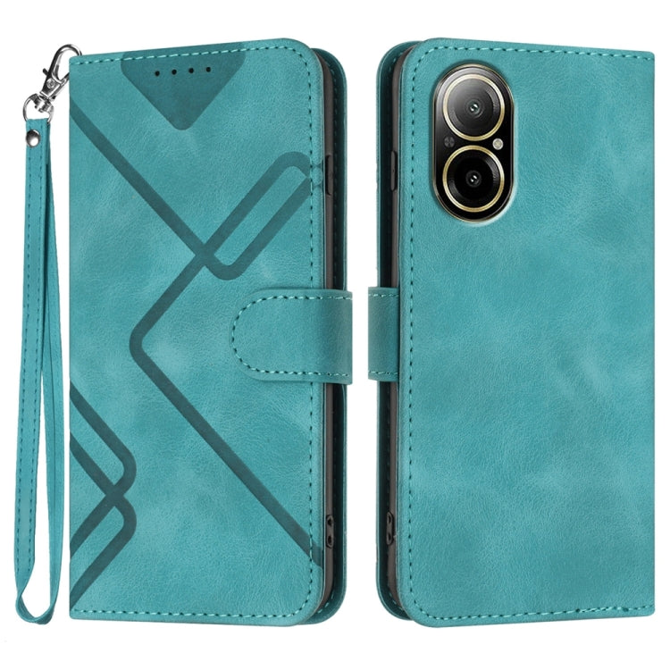 Line Pattern Skin Feel Leather Phone Case, For Realme GT7 Pro, For Realme 13 Pro / 13 Pro+ Global, For Realme GT 6 / GT 6T, For Realme C63 / C61 Global, For Realme 12 Lite / C67 4G Global, For Realme GT5 Pro, For Realme 10 Pro, For Realme 10 Pro+