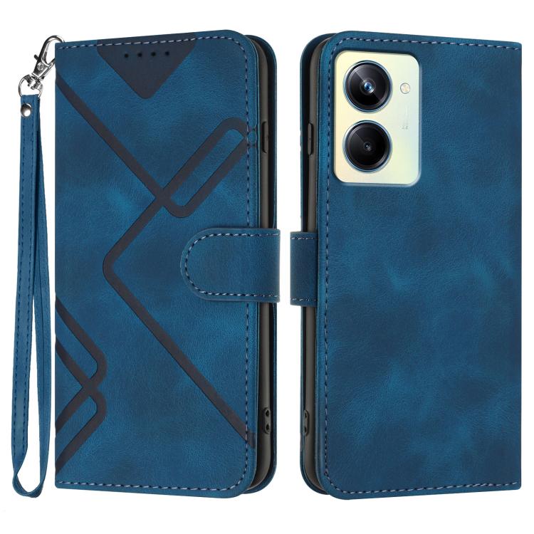 Line Pattern Skin Feel Leather Phone Case, For Realme GT7 Pro, For Realme 13 Pro / 13 Pro+ Global, For Realme GT 6 / GT 6T, For Realme C63 / C61 Global, For Realme 12 Lite / C67 4G Global, For Realme GT5 Pro, For Realme 10 Pro, For Realme 10 Pro+