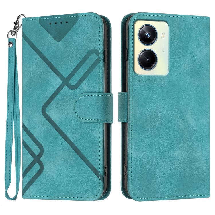 Line Pattern Skin Feel Leather Phone Case, For Realme GT7 Pro, For Realme 13 Pro / 13 Pro+ Global, For Realme GT 6 / GT 6T, For Realme C63 / C61 Global, For Realme 12 Lite / C67 4G Global, For Realme GT5 Pro, For Realme 10 Pro, For Realme 10 Pro+
