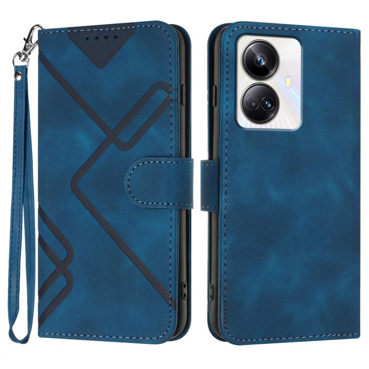 Line Pattern Skin Feel Leather Phone Case, For Realme GT7 Pro, For Realme 13 Pro / 13 Pro+ Global, For Realme GT 6 / GT 6T, For Realme C63 / C61 Global, For Realme 12 Lite / C67 4G Global, For Realme GT5 Pro, For Realme 10 Pro, For Realme 10 Pro+
