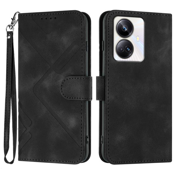 Line Pattern Skin Feel Leather Phone Case, For Realme GT7 Pro, For Realme 13 Pro / 13 Pro+ Global, For Realme GT 6 / GT 6T, For Realme C63 / C61 Global, For Realme 12 Lite / C67 4G Global, For Realme GT5 Pro, For Realme 10 Pro, For Realme 10 Pro+