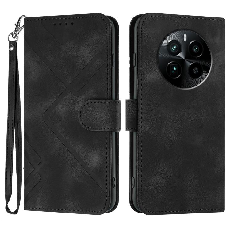 Line Pattern Skin Feel Leather Phone Case, For Realme GT7 Pro, For Realme 13 Pro / 13 Pro+ Global, For Realme GT 6 / GT 6T, For Realme C63 / C61 Global, For Realme 12 Lite / C67 4G Global, For Realme GT5 Pro, For Realme 10 Pro, For Realme 10 Pro+