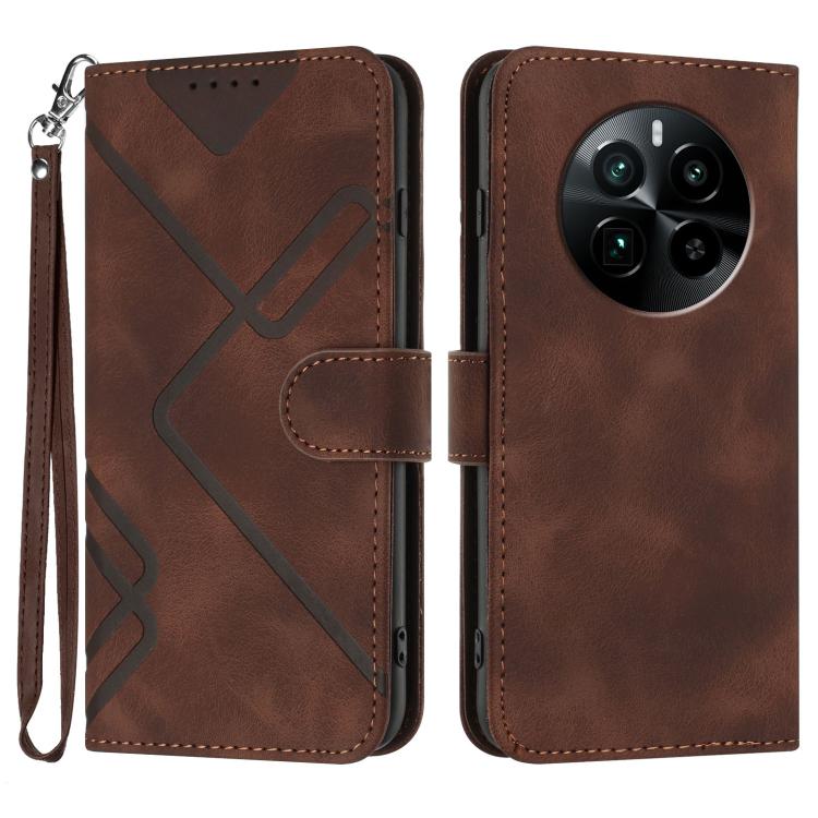 Line Pattern Skin Feel Leather Phone Case, For Realme GT7 Pro, For Realme 13 Pro / 13 Pro+ Global, For Realme GT 6 / GT 6T, For Realme C63 / C61 Global, For Realme 12 Lite / C67 4G Global, For Realme GT5 Pro, For Realme 10 Pro, For Realme 10 Pro+