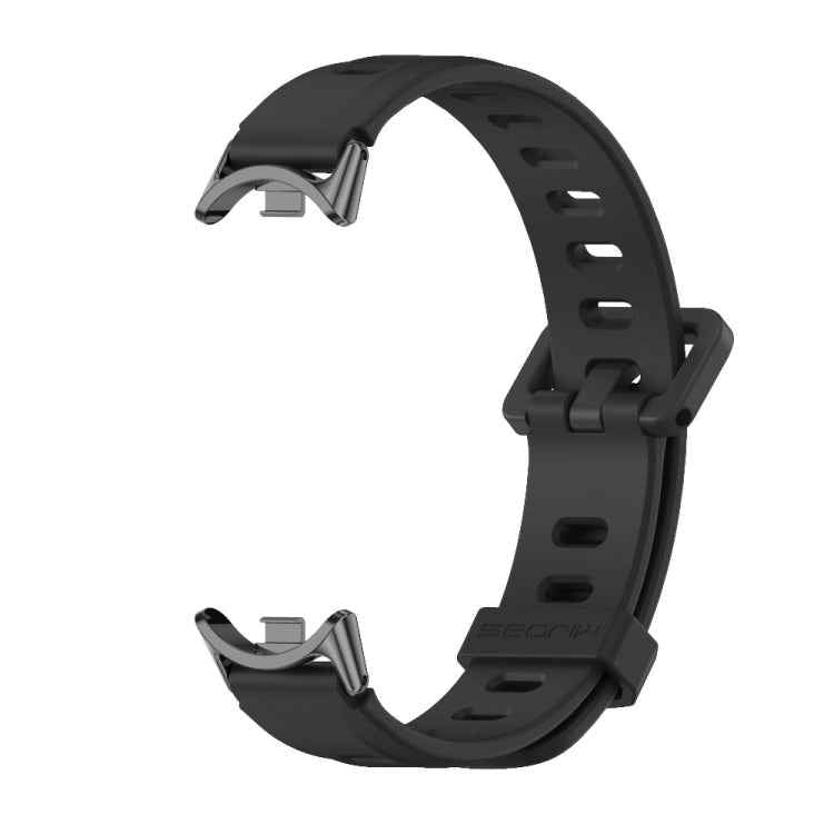 Mijobs Flat Hole Breathable Silicone Watch Band