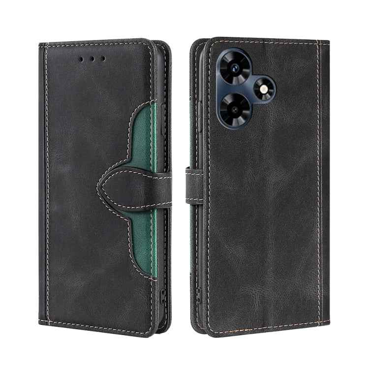 Skin Feel Magnetic Buckle Leather Phone Case, For Infinix Hot 30i 4G, For Infinix Hot 30 4G