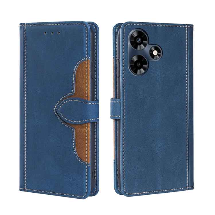 Skin Feel Magnetic Buckle Leather Phone Case, For Infinix Hot 30i 4G, For Infinix Hot 30 4G