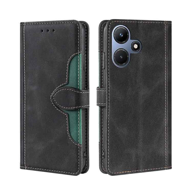 Skin Feel Magnetic Buckle Leather Phone Case, For Infinix Hot 30i 4G, For Infinix Hot 30 4G
