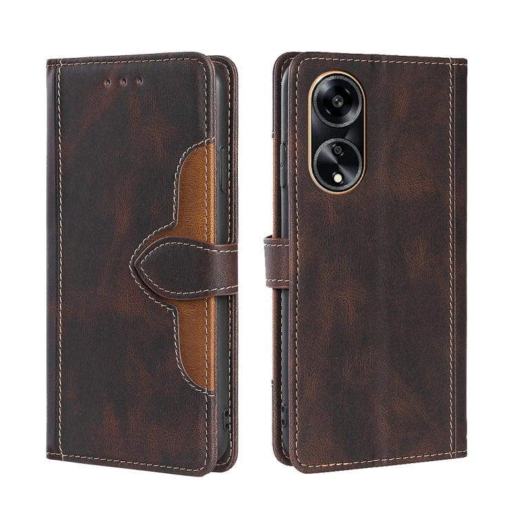 Skin Feel Magnetic Buckle Leather Phone Case, For OPPO Find X7 5G, For OPPO Find X7 Ultra 5G, For OPPO Reno10 Pro+ 5G, For OPPO A1 5G