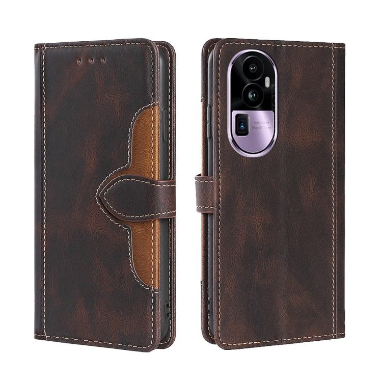 Skin Feel Magnetic Buckle Leather Phone Case, For OPPO Find X7 5G, For OPPO Find X7 Ultra 5G, For OPPO Reno10 Pro+ 5G, For OPPO A1 5G