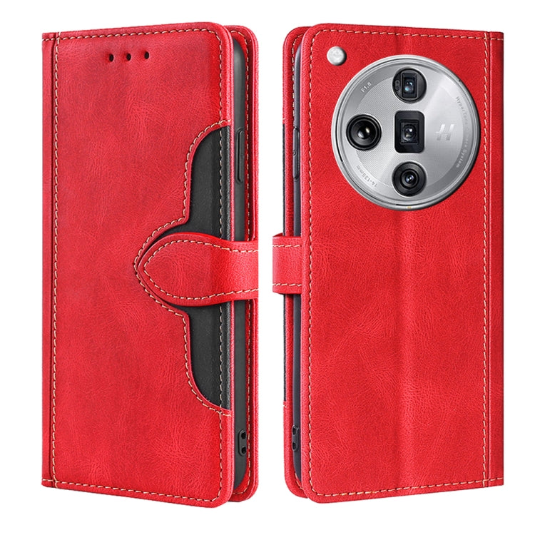 Skin Feel Magnetic Buckle Leather Phone Case, For OPPO Find X7 5G, For OPPO Find X7 Ultra 5G, For OPPO Reno10 Pro+ 5G, For OPPO A1 5G