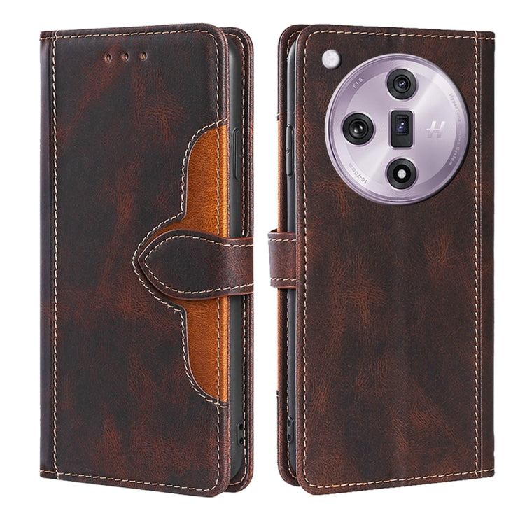 Skin Feel Magnetic Buckle Leather Phone Case, For OPPO Find X7 5G, For OPPO Find X7 Ultra 5G, For OPPO Reno10 Pro+ 5G, For OPPO A1 5G
