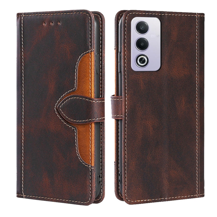Skin Feel Magnetic Buckle Leather Phone Case, For OPPO A5 5G 2025 Global, For OPPO Reno14 Pro 5G Global, For OPPO Find X8s+ 5G, For OPPO Find X8s 5G, For OPPO Find X8 Ultra 5G, For OPPO F29 5G Global, For OPPO A5 Pro 5G Global, For OPPO Reno13 F 5G / 4...