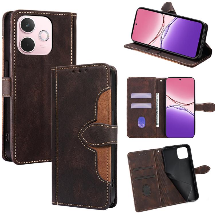 Skin Feel Magnetic Buckle Leather Phone Case, For OPPO A5 5G 2025 Global, For OPPO Reno14 Pro 5G Global, For OPPO Find X8s+ 5G, For OPPO Find X8s 5G, For OPPO Find X8 Ultra 5G, For OPPO F29 5G Global, For OPPO A5 Pro 5G Global, For OPPO Reno13 F 5G / 4...