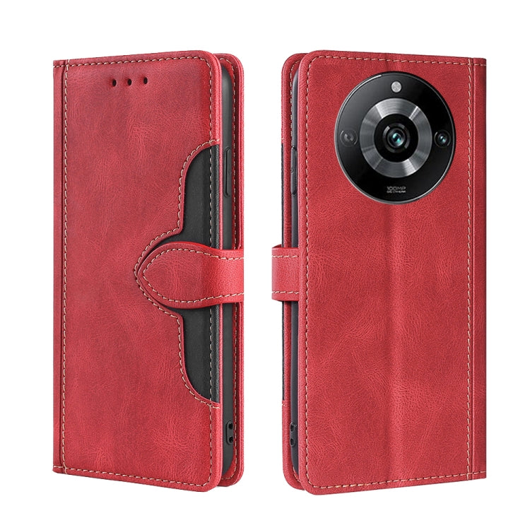 Skin Feel Magnetic Buckle Leather Phone Case, For Realme 12 Pro 5G, For Realme GT5 Pro 5G, For Realme 11 5G, For Realme 11 Pro / 11 Pro+ 5G, For Realme C65 4G, For Realme GT Neo5 SE