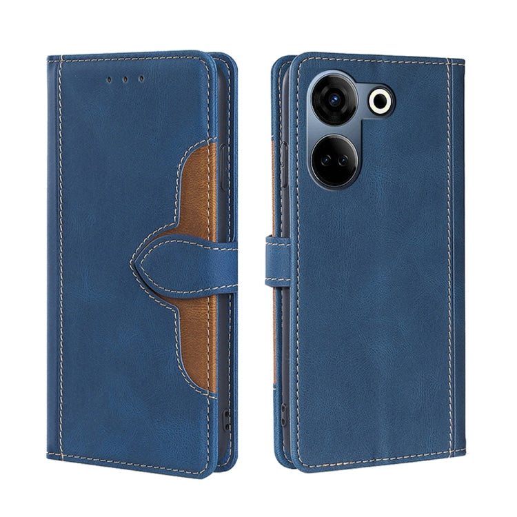 Skin Feel Magnetic Buckle Leather Phone Case, For Tecno Camon 30 Premier 5G, For Tecno Pova 6 Neo 4G, For Tecno Camon 30 Pro 5G, For Tecno Camon 30, For Tecno Camon 20 Premier 5G, For Tecno Camon 20 Pro 5G, For Tecno Camon 20 Pro 4G