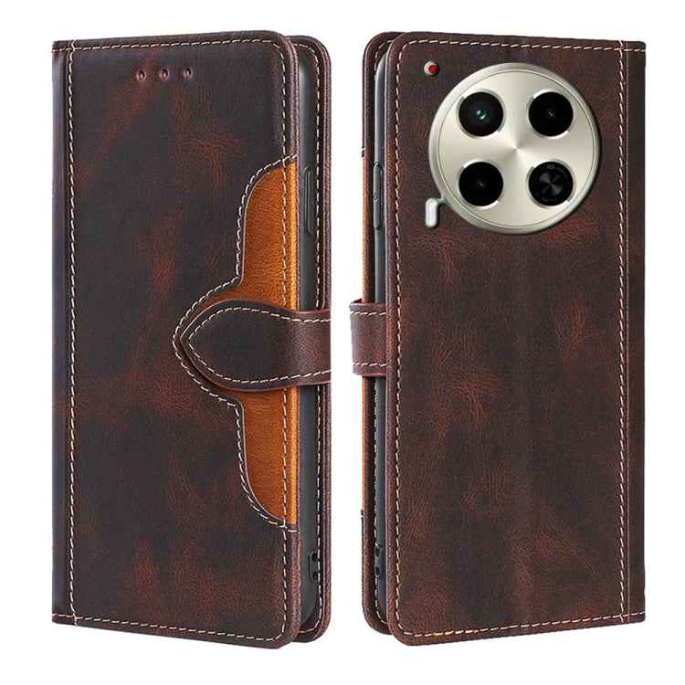 Skin Feel Magnetic Buckle Leather Phone Case, For Tecno Camon 30, For Tecno Pova 6 Pro 5G, For Tecno Camon 20 Premier 5G, For Tecno Camon 20 Pro 5G, For Tecno Camon 20 Pro 4G