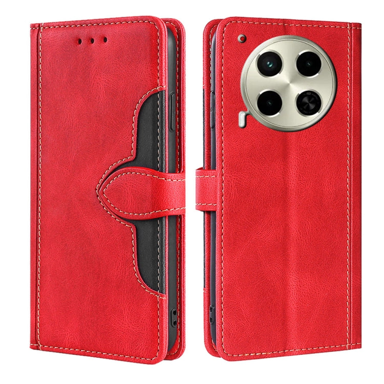 Skin Feel Magnetic Buckle Leather Phone Case, For Tecno Camon 30 Premier 5G, For Tecno Pova 6 Neo 4G, For Tecno Camon 30 Pro 5G, For Tecno Camon 30, For Tecno Camon 20 Premier 5G, For Tecno Camon 20 Pro 5G, For Tecno Camon 20 Pro 4G