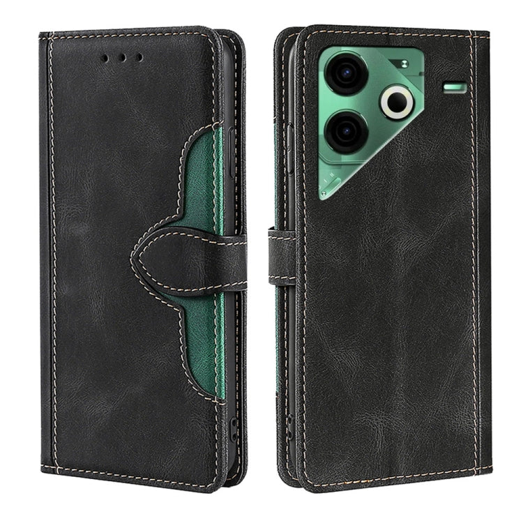 Skin Feel Magnetic Buckle Leather Phone Case, For Tecno Camon 30 Premier 5G, For Tecno Pova 6 Neo 4G, For Tecno Camon 30 Pro 5G, For Tecno Camon 30, For Tecno Camon 20 Premier 5G, For Tecno Camon 20 Pro 5G, For Tecno Camon 20 Pro 4G