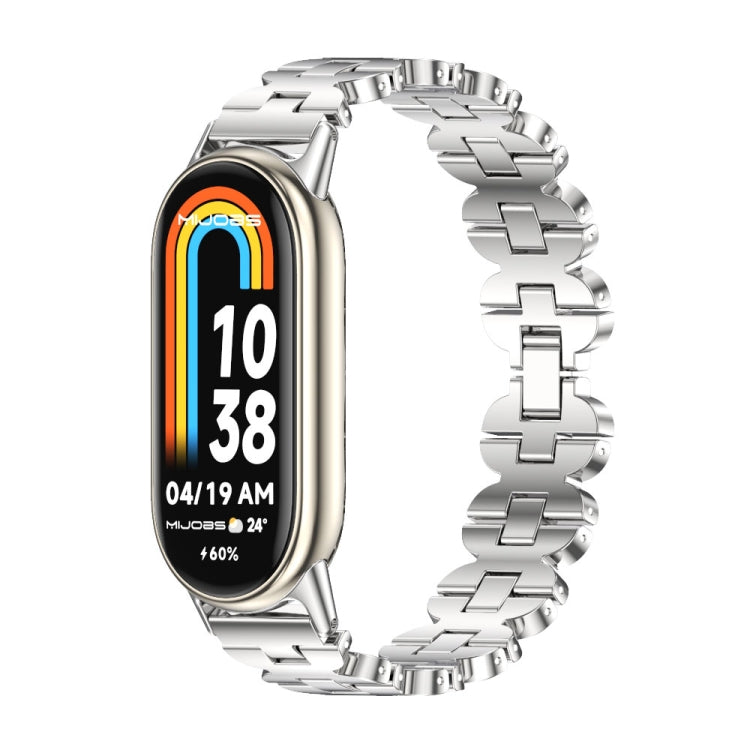 Mijobs Bone Chain Stainless Steel Watch Band
