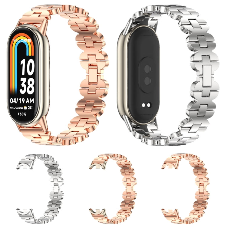 Mijobs Bone Chain Stainless Steel Watch Band