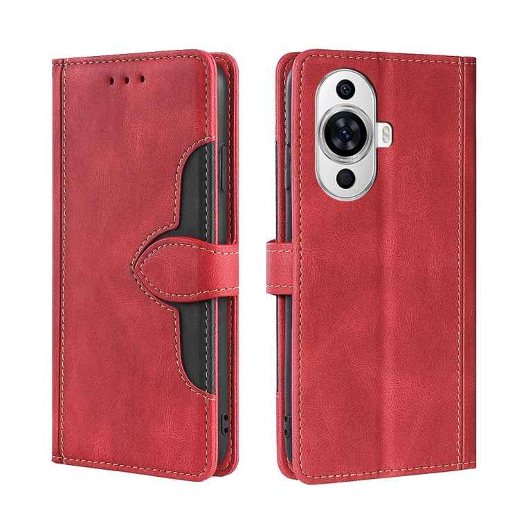 Skin Feel Magnetic Buckle Leather Phone Case, For Huawei nova 12i 4G, For Huawei Pura 70 5G, For Huawei nova 12 5G, For Huawei Enjoy 60 Pro / nova 11i, For Huawi Enjoy 60X, For Huawei nova 11 Pro 4G / 11 Ultra 4G, For Huawei nova 11 4G