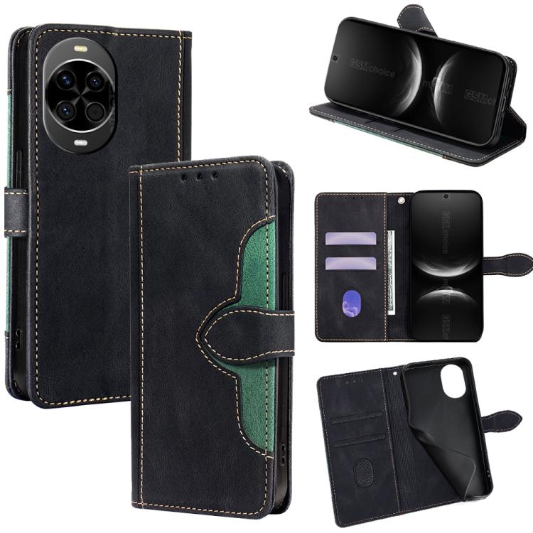 Skin Feel Magnetic Buckle Leather Phone Case, For Huawei Enjoy 90 Pro Max 5G, For Huawei Enjoy 90 Plus 5G, For Huawei nova 15 Ultra, For Huawei nova 15 Pro, For Huawei nova 15, For Huawei Mate 80 Pro Max 5G, For Huawei Mate 80 5G, For Huawei Maimang 40...