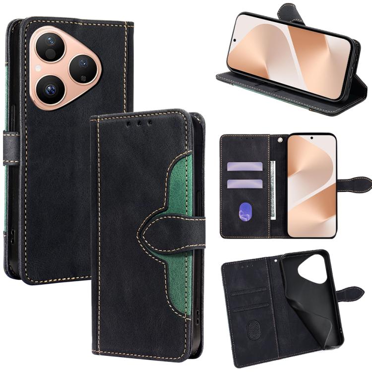 Skin Feel Magnetic Buckle Leather Phone Case, For Huawei Enjoy 90 Pro Max 5G, For Huawei Enjoy 90 Plus 5G, For Huawei nova 15 Ultra, For Huawei nova 15 Pro, For Huawei nova 15, For Huawei Mate 80 Pro Max 5G, For Huawei Mate 80 5G, For Huawei Maimang 40...
