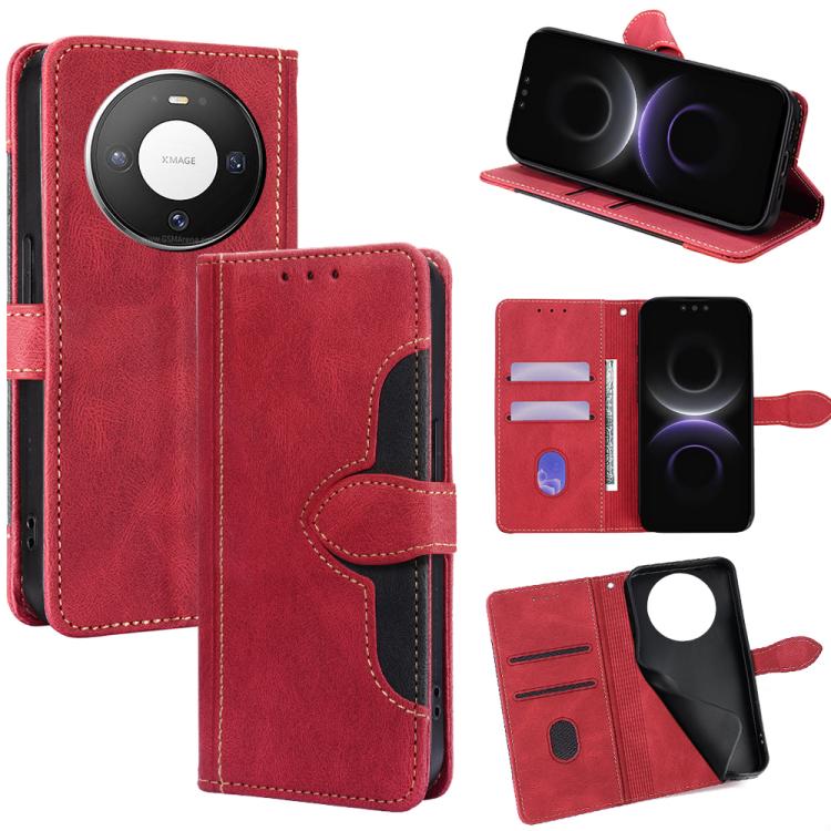 Skin Feel Magnetic Buckle Leather Phone Case, For Huawei Enjoy 90 Pro Max 5G, For Huawei Enjoy 90 Plus 5G, For Huawei nova 15 Ultra, For Huawei nova 15 Pro, For Huawei nova 15, For Huawei Mate 80 Pro Max 5G, For Huawei Mate 80 5G, For Huawei Maimang 40...