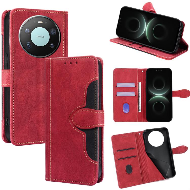 Skin Feel Magnetic Buckle Leather Phone Case, For Huawei Enjoy 90 Pro Max 5G, For Huawei Enjoy 90 Plus 5G, For Huawei nova 15 Ultra, For Huawei nova 15 Pro, For Huawei nova 15, For Huawei Mate 80 Pro Max 5G, For Huawei Mate 80 5G, For Huawei Maimang 40...
