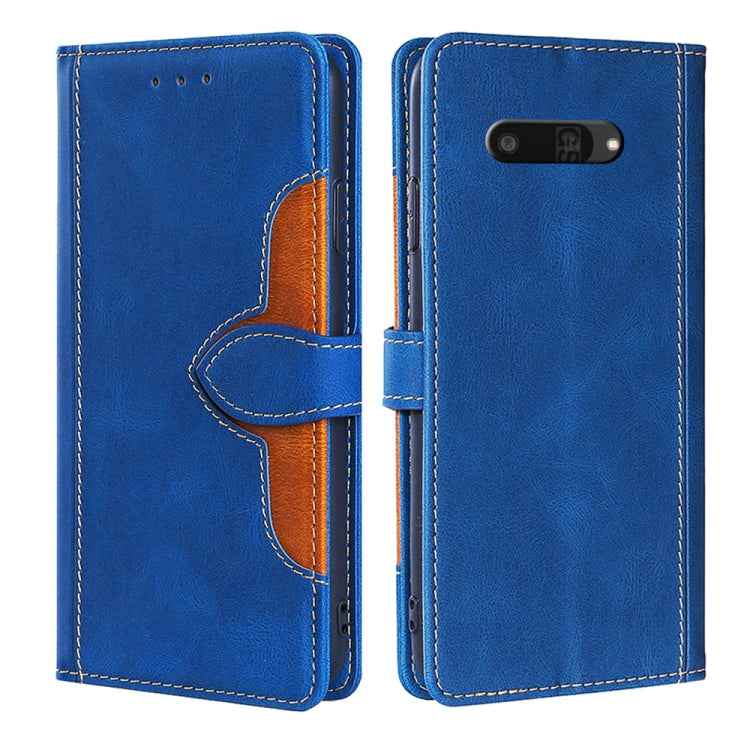 Skin Feel Magnetic Buckle Leather Phone Case, For Kyocera Basio Active3, For Kyocera Digno SX4 5G, For Kyocera Digno SX3-KYG02