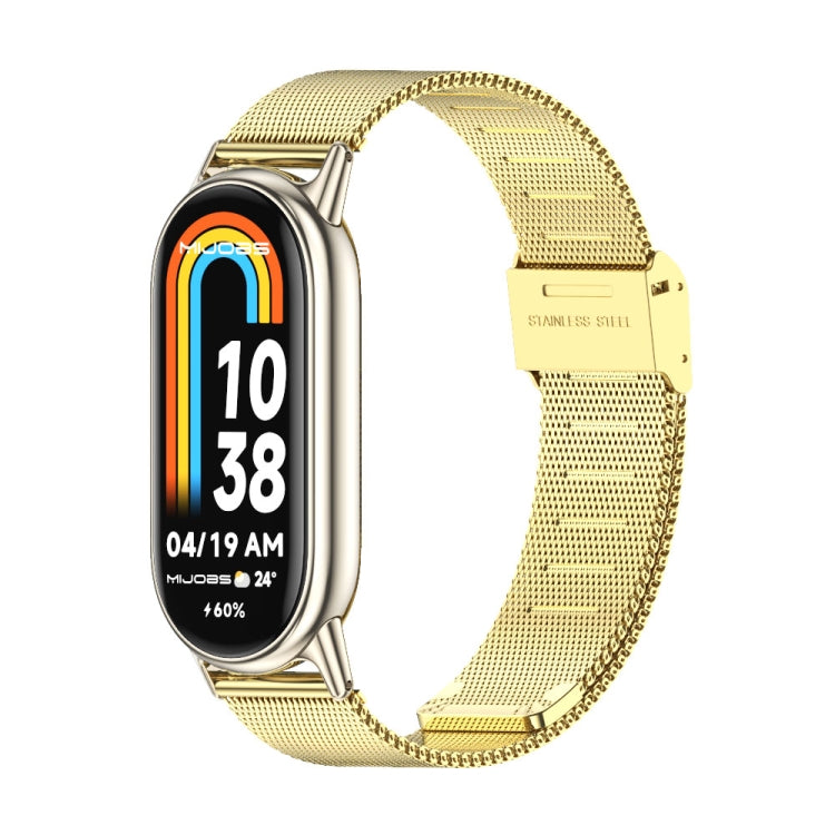 Mijobs Milan Buckle Metal Stainless Steel Watch Band