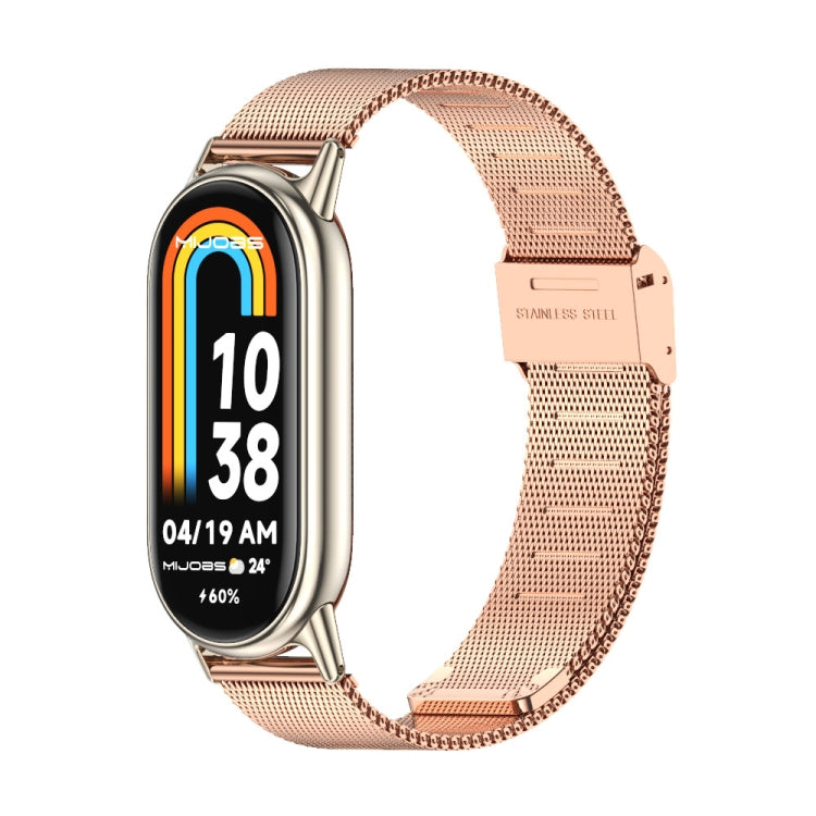 Mijobs Milan Buckle Metal Stainless Steel Watch Band