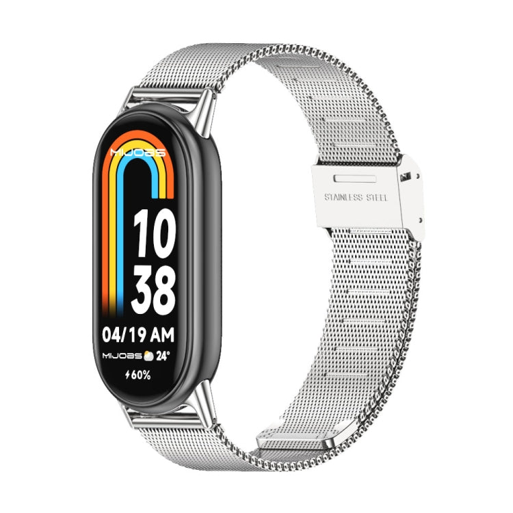 Mijobs Milan Buckle Metal Stainless Steel Watch Band