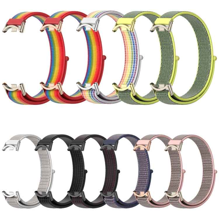 Mijobs Breathable Nylon Loop Watch Band