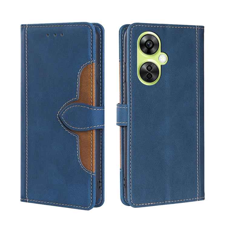 Skin Feel Magnetic Buckle Leather Phone Case