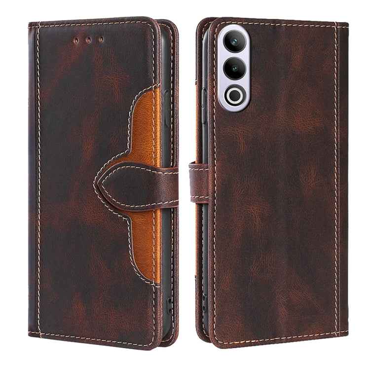 Skin Feel Magnetic Buckle Leather Phone Case