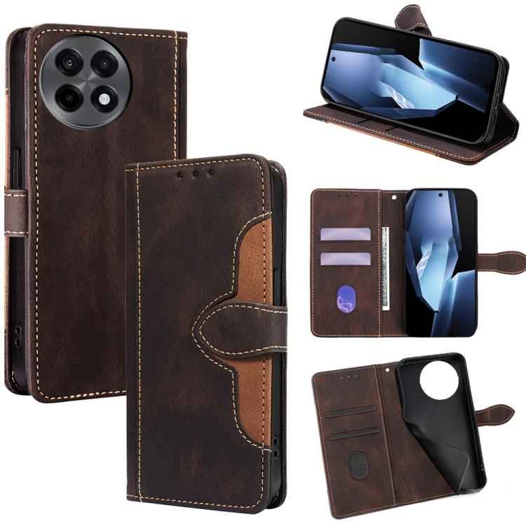 Skin Feel Magnetic Buckle Leather Phone Case