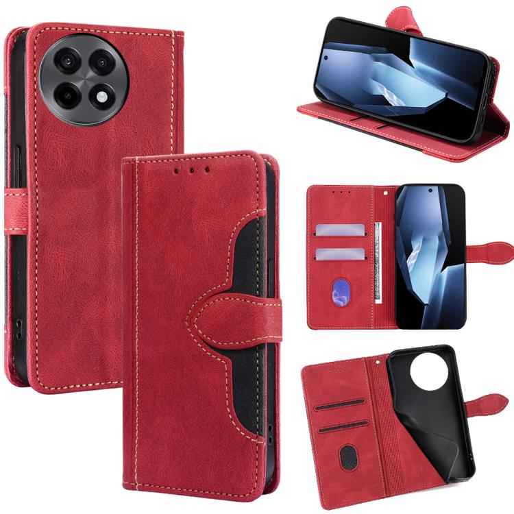 Skin Feel Magnetic Buckle Leather Phone Case