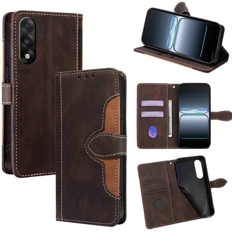 Skin Feel Magnetic Buckle Leather Phone Case