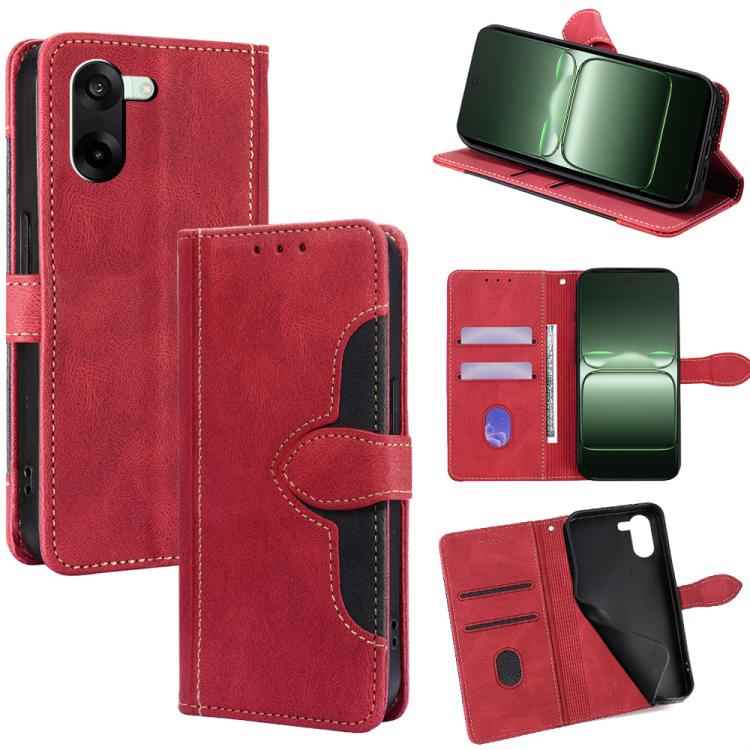 Skin Feel Magnetic Buckle Leather Phone Case