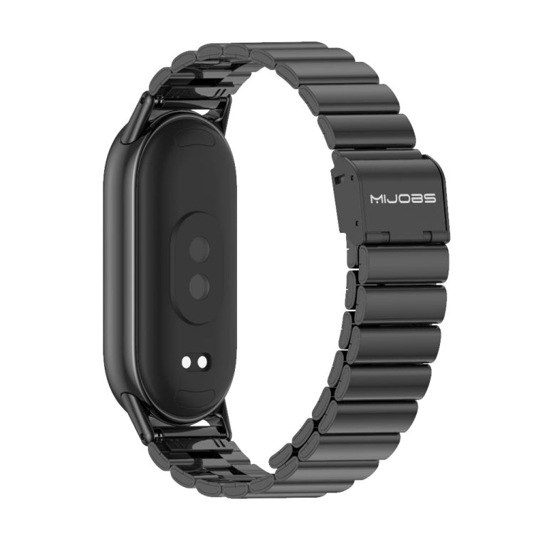 Mijobs Bamboo Buckle Stainless Steel Watch Band