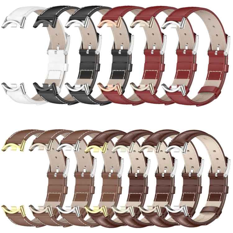 Mijobs Genuine Leather Watch Band