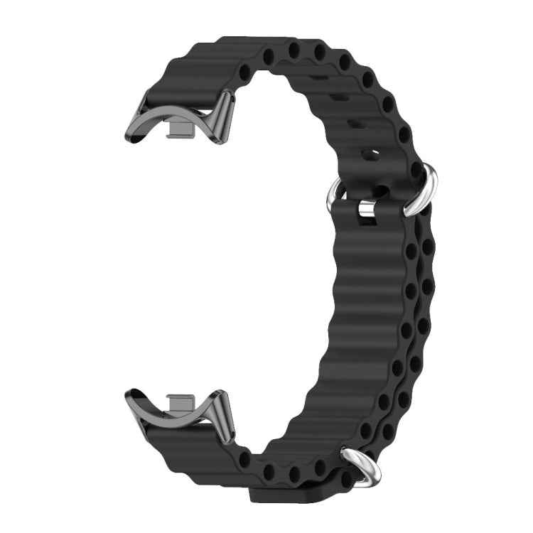Mijobs Marine Silicone Breathable Watch Band