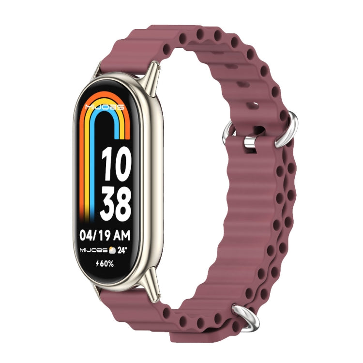 Mijobs Marine Silicone Breathable Watch Band
