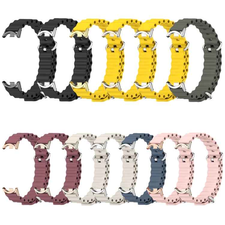 Mijobs Marine Silicone Breathable Watch Band