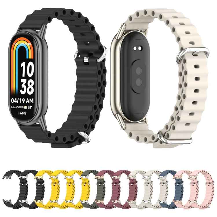 Mijobs Marine Silicone Breathable Watch Band