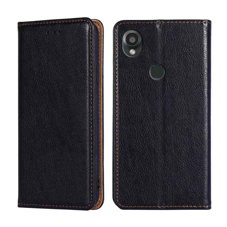 Gloss Oil Solid Color Magnetic Leather Phone Case, For Kyocera Basio Active3, For Kyocera Digno SX4 5G, For Kyocera Digno SX3-KYG02