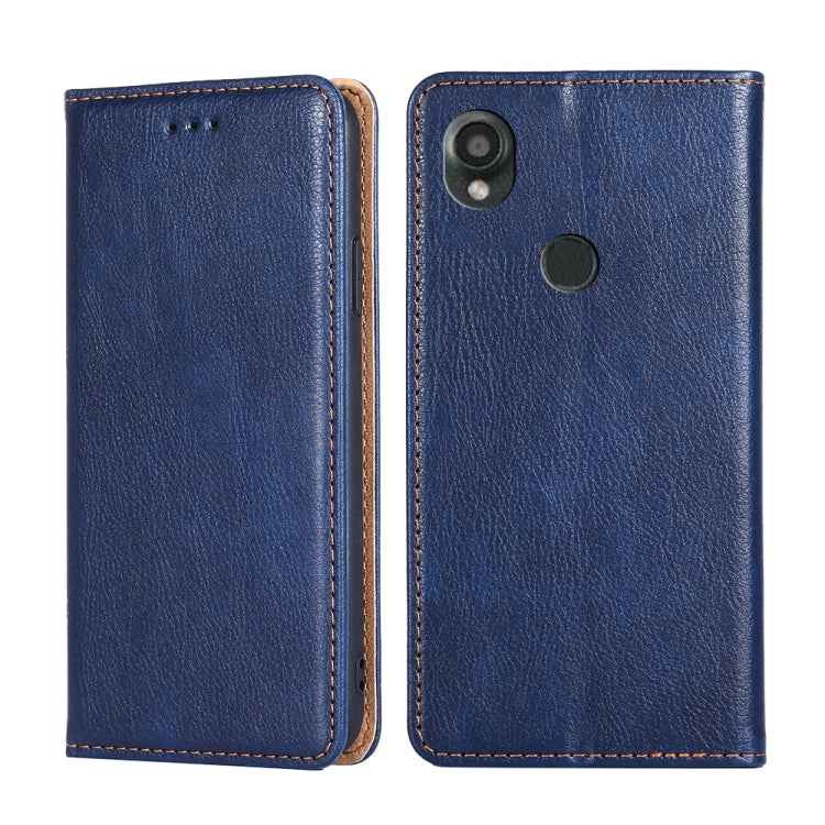 Gloss Oil Solid Color Magnetic Leather Phone Case, For Kyocera Basio Active3, For Kyocera Digno SX4 5G, For Kyocera Digno SX3-KYG02
