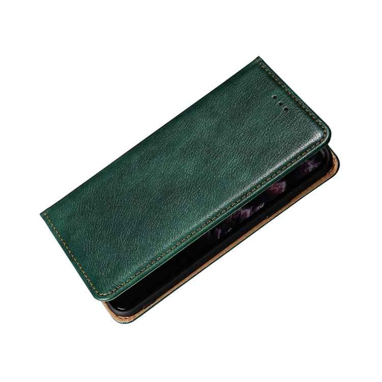 Gloss Oil Solid Color Magnetic Leather Phone Case, For Kyocera Basio Active3, For Kyocera Digno SX4 5G, For Kyocera Digno SX3-KYG02