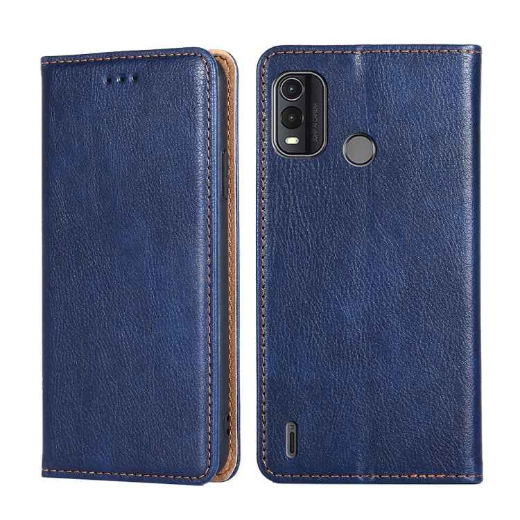 Gloss Oil Solid Color Magnetic Leather Phone Case